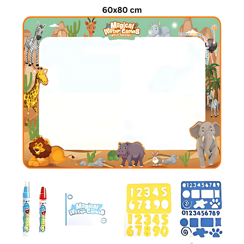 AquaArt Adventure Mat – Reusable Water Drawing Mat for Kids Learning & Play