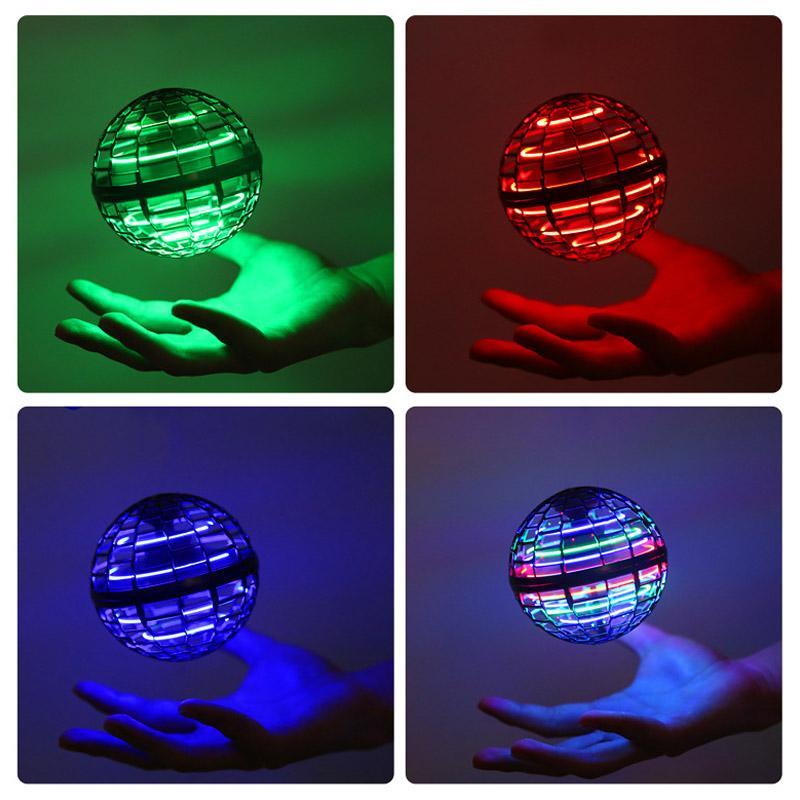 SkySpin Magic Flying Ball Toy, LED Boomerang Hover Orb for Indoor & Outdoor Play