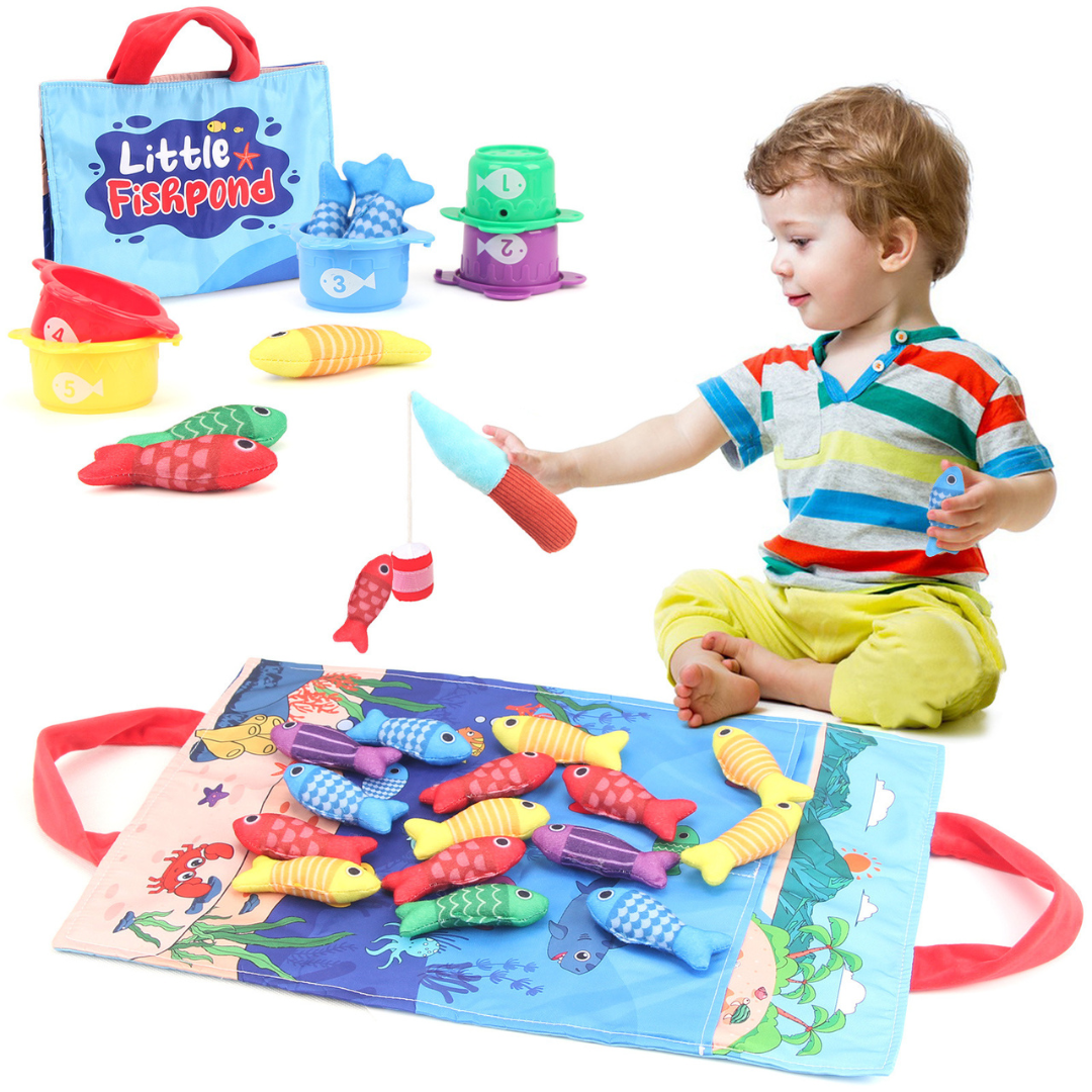 PondPlay Interactive Fishing Game for Toddlers Sensory Learning Toy