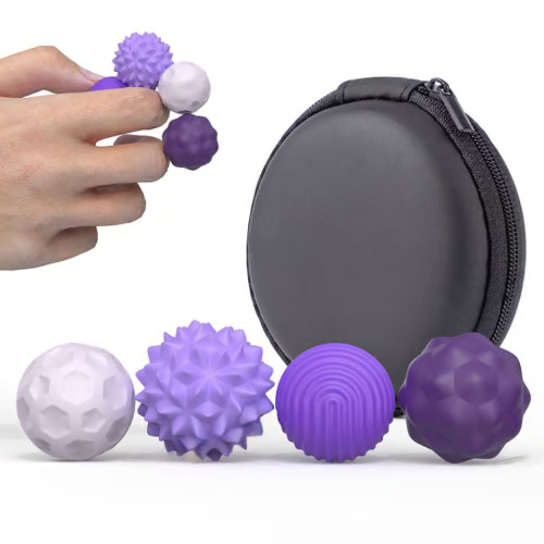 CalmiSnap Magnetic Sensory Stress Balls Toy for Kids and Adults Fidget and Focus Play