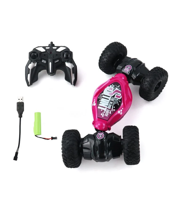 AirFlip Pro RC Stunt Car with Hand Gesture Control, 360° Spins & 4WD for Kids 6–14