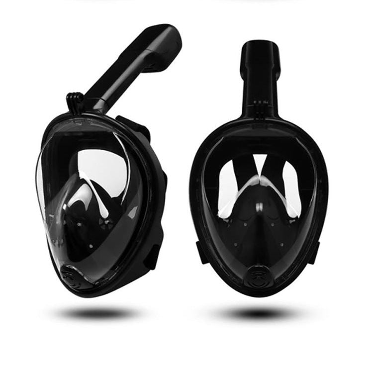 AquaView Kids Snorkel Mask with 180° Panoramic View, Dry Top Leak-Proof Design