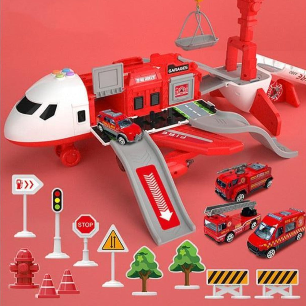 SkyExplorer Adventure Airplane Playset for Kids, 20-Piece Imaginative Role Play Toy Ages 3+