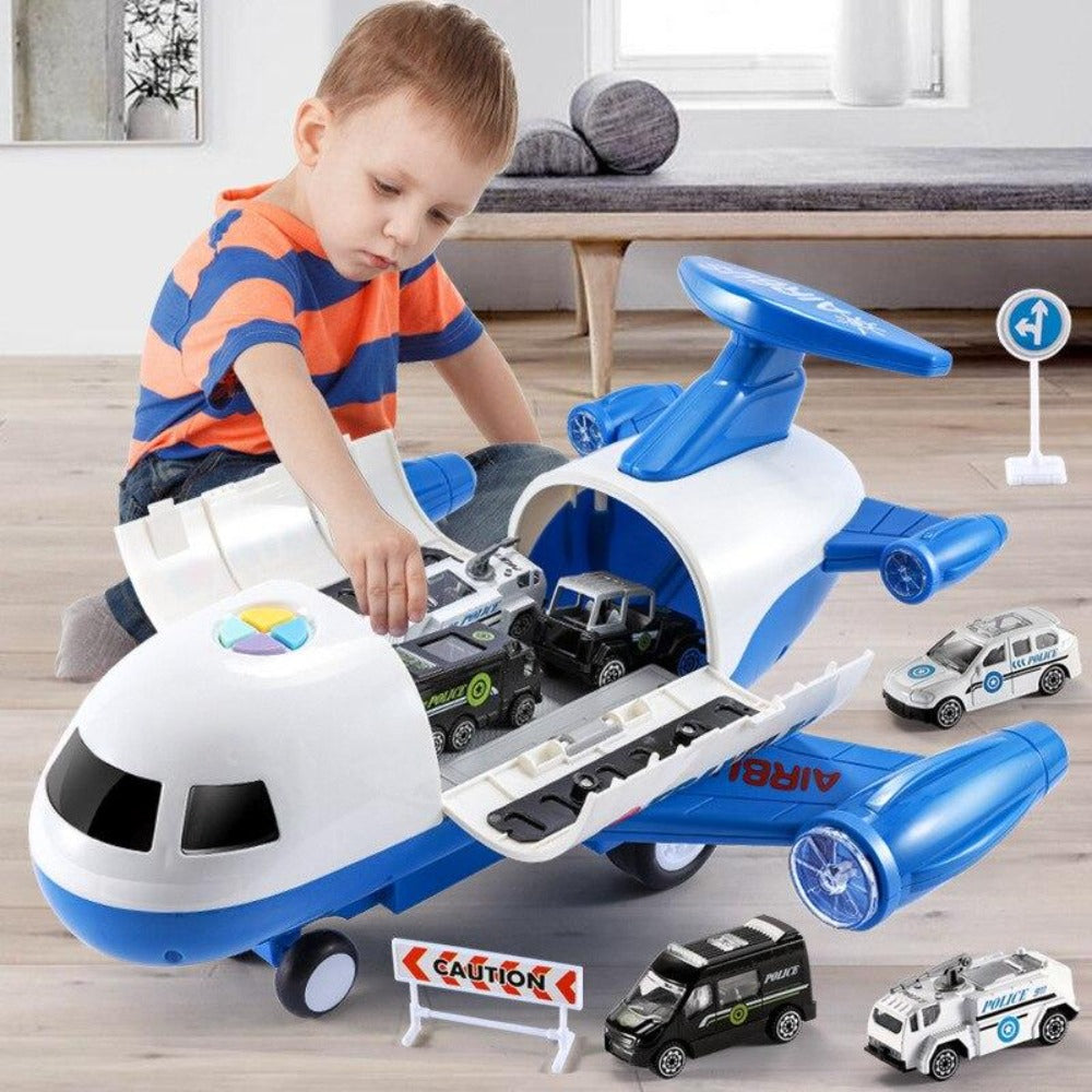 SkyExplorer Adventure Airplane Playset for Kids, 20-Piece Imaginative Role Play Toy Ages 3+