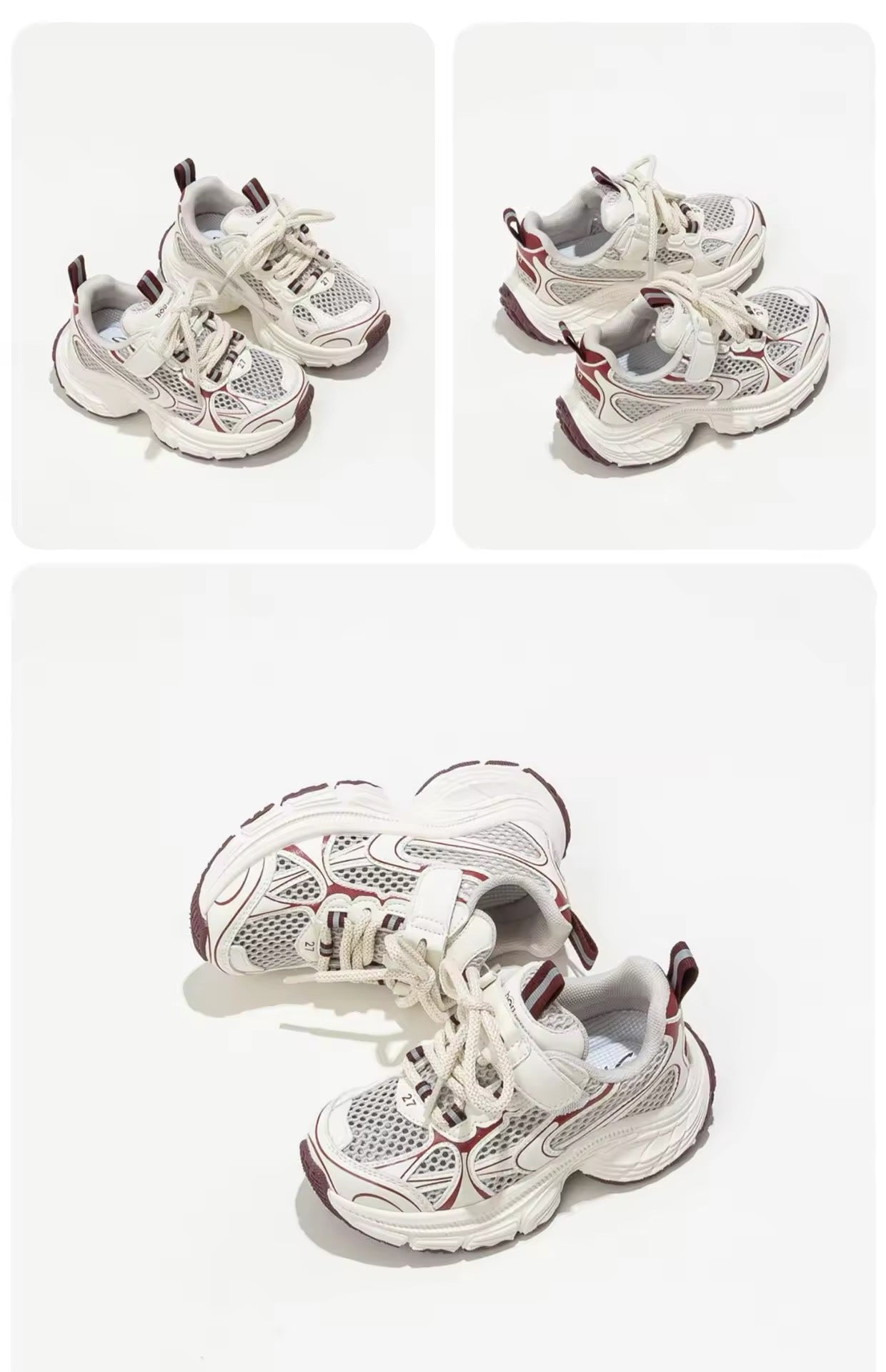 SwiftStep Slip-On Kids Sneakers – Black & White Lightweight Breathable Shoes 26–33