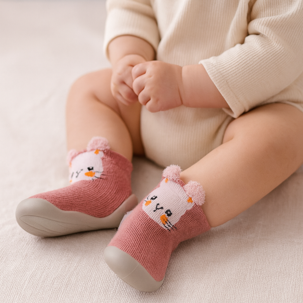 TinySteps Flex Baby Walking Shoes – Non-Slip Knit Upper with Soft Grip Sole