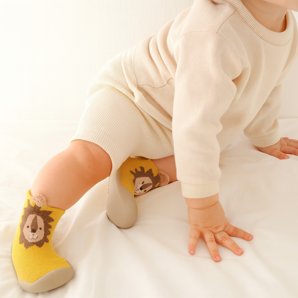 TinySteps Flex Baby Walking Shoes – Non-Slip Knit Upper with Soft Grip Sole