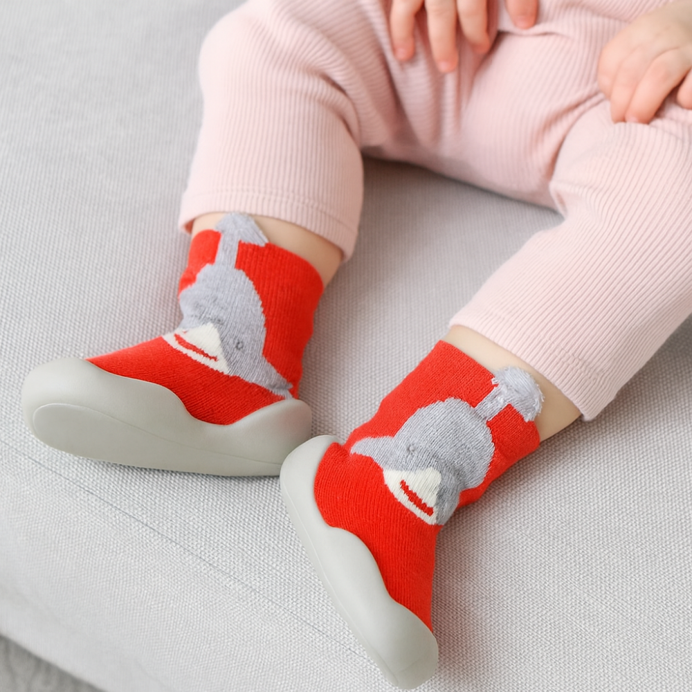 TinySteps Flex Baby Walking Shoes – Non-Slip Knit Upper with Soft Grip Sole