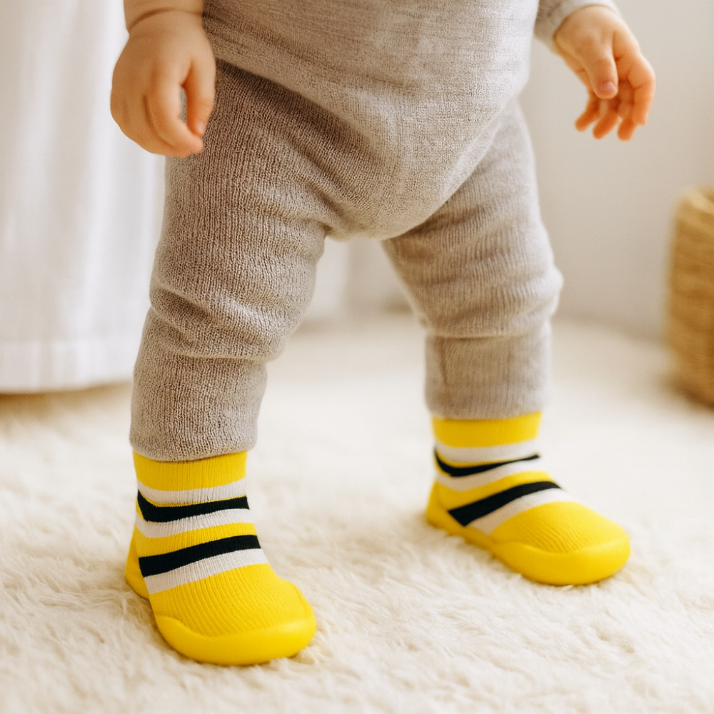 TinySteps Flex Baby Walking Shoes – Non-Slip Knit Upper with Soft Grip Sole