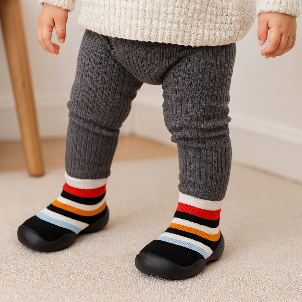TinySteps Flex Baby Walking Shoes – Non-Slip Knit Upper with Soft Grip Sole