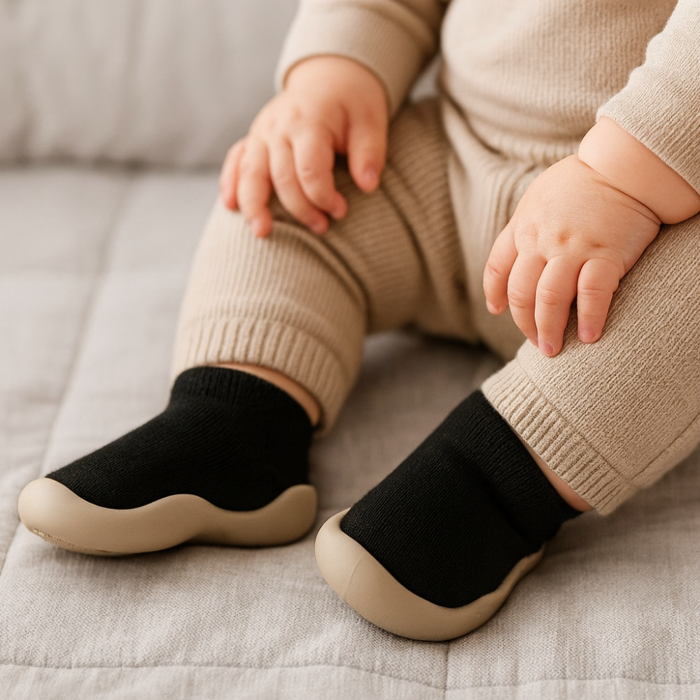 TinySteps Flex Baby Walking Shoes – Non-Slip Knit Upper with Soft Grip Sole