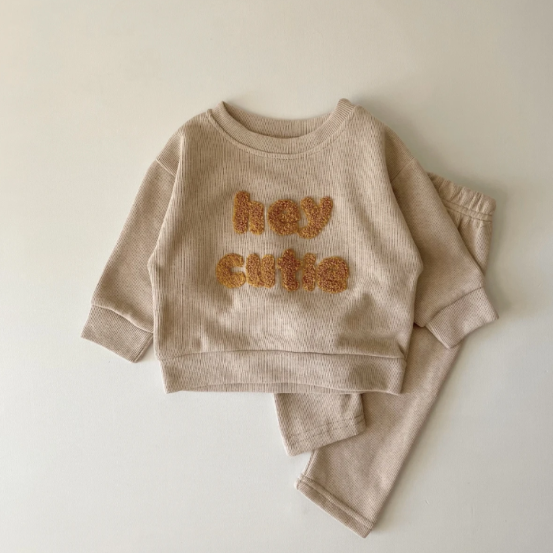 SnuggleHello Baby Outfit Set with Cozy Sweatshirt and Pants for Everyday Comfort