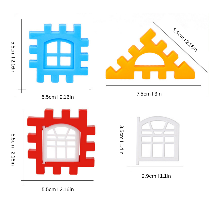 Blockora Interlocking Building Blocks Creative Construction Toy