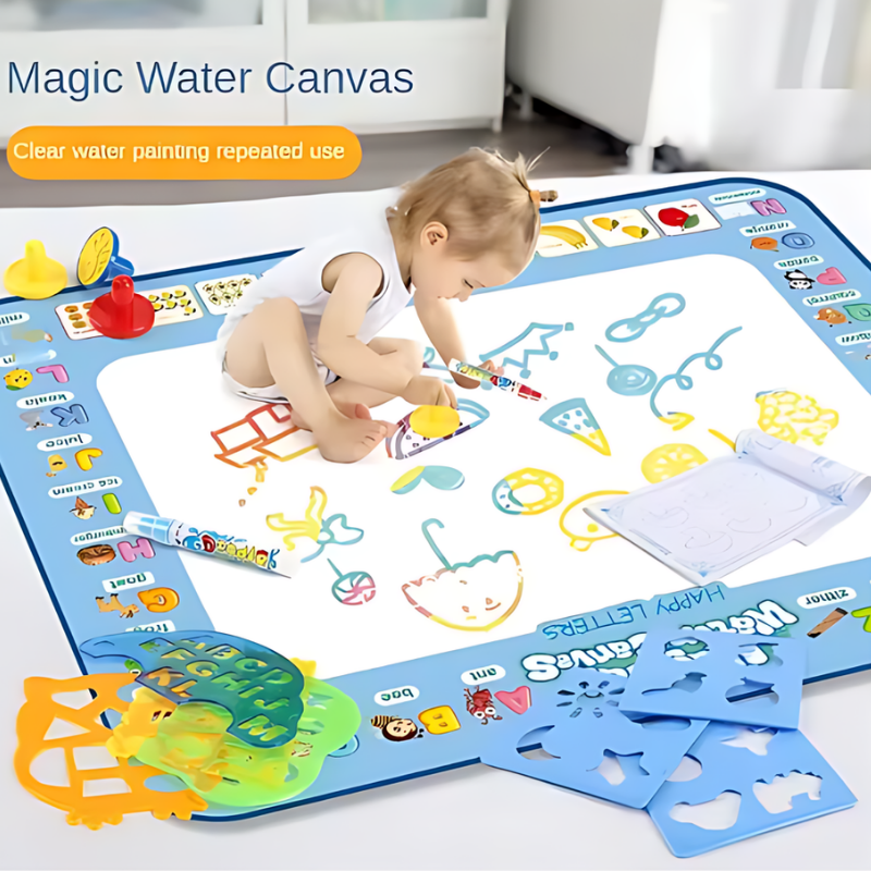 AquaArt Adventure Mat – Reusable Water Drawing Mat for Kids Learning & Play