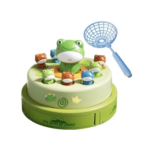 FrogSnap Montessori Frog Catching Game Toy for Kids Fine Motor Play