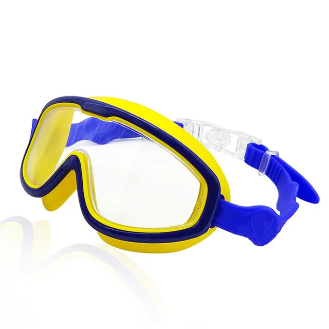 AquaView Kids Swimming Goggles with Anti-Fog Lens and Comfortable Adjustable Fit