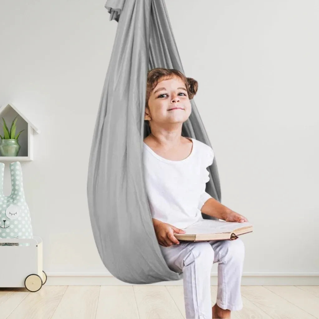 CalmNest Indoor Sensory Swing Chair for Kids Sensory Play and Relaxation