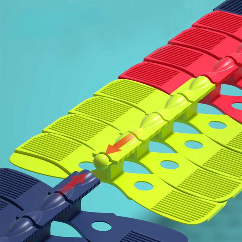 FlexiRacer Pro Kids Flexible Race Track Car Set with Loop Stunts and LED Car