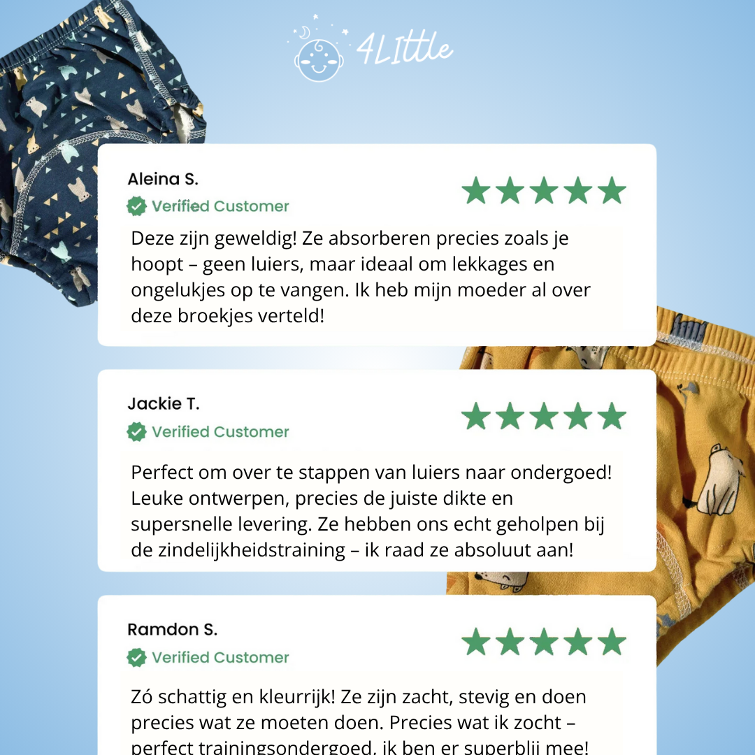 EasyFit Potty Training Diapers for Toddlers Reusable Learning Underwear