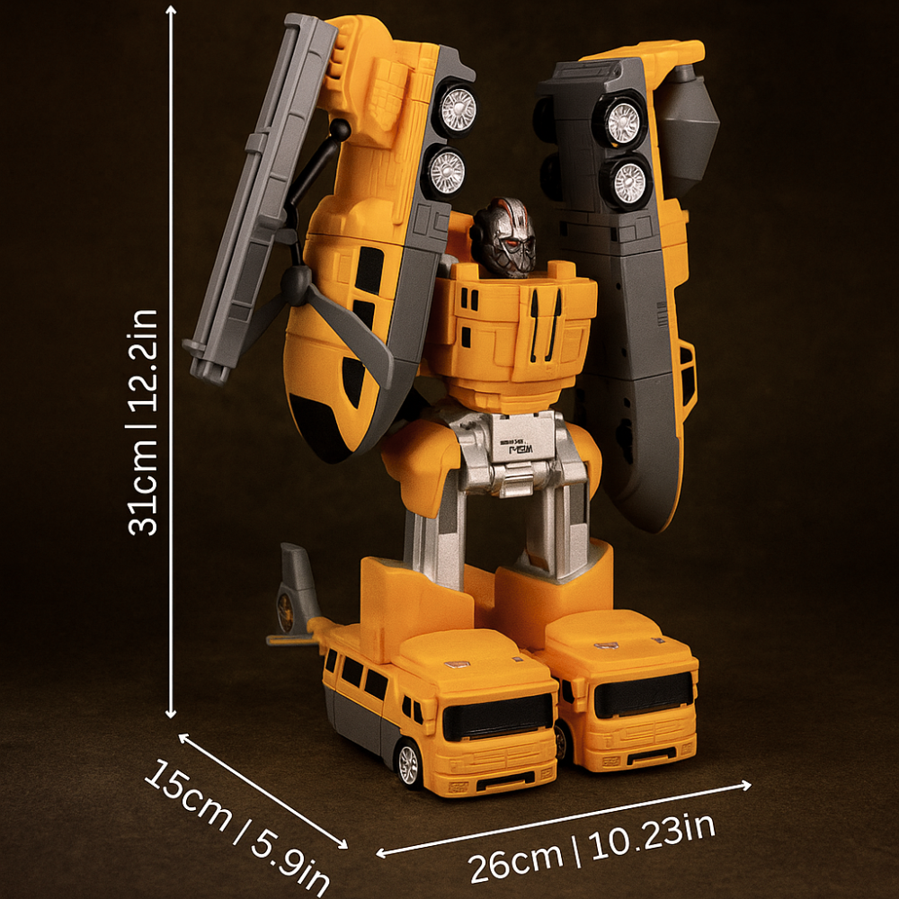 MagnaBot Magnetic Building Blocks Set, Transforming Robot Construction Toy