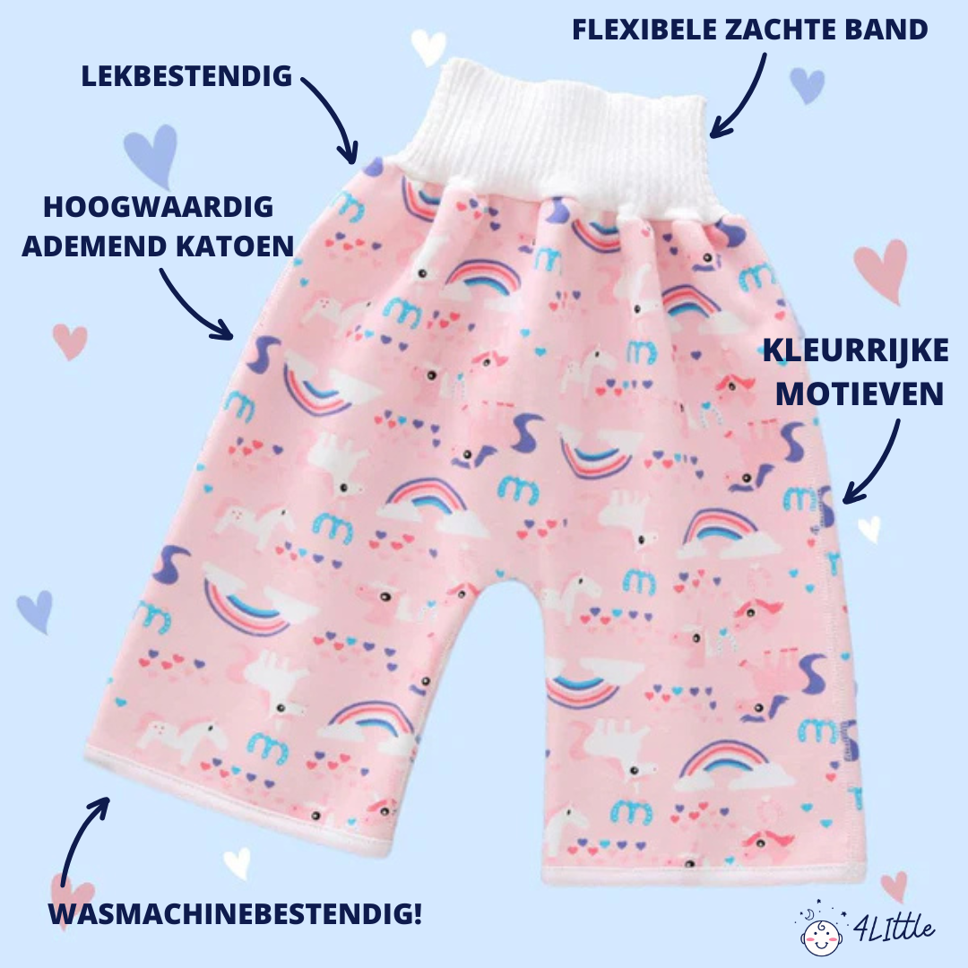 DryNest Reusable Anti-Leak Bedwetting Pants for Toddlers & Kids Night Use