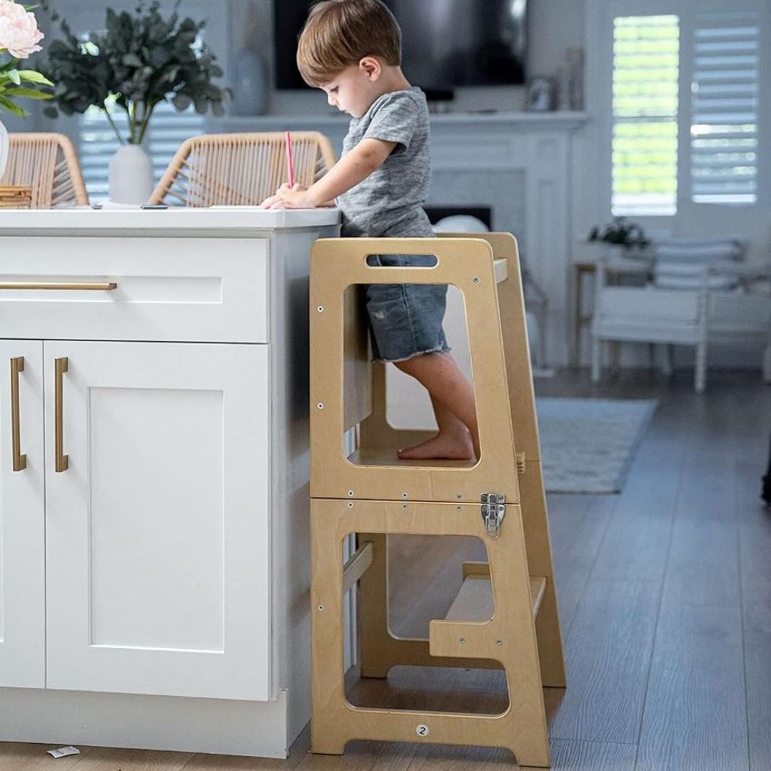 FendeeStep 4-in-1 Ladder Chair Toddler Learning Tower for Kids