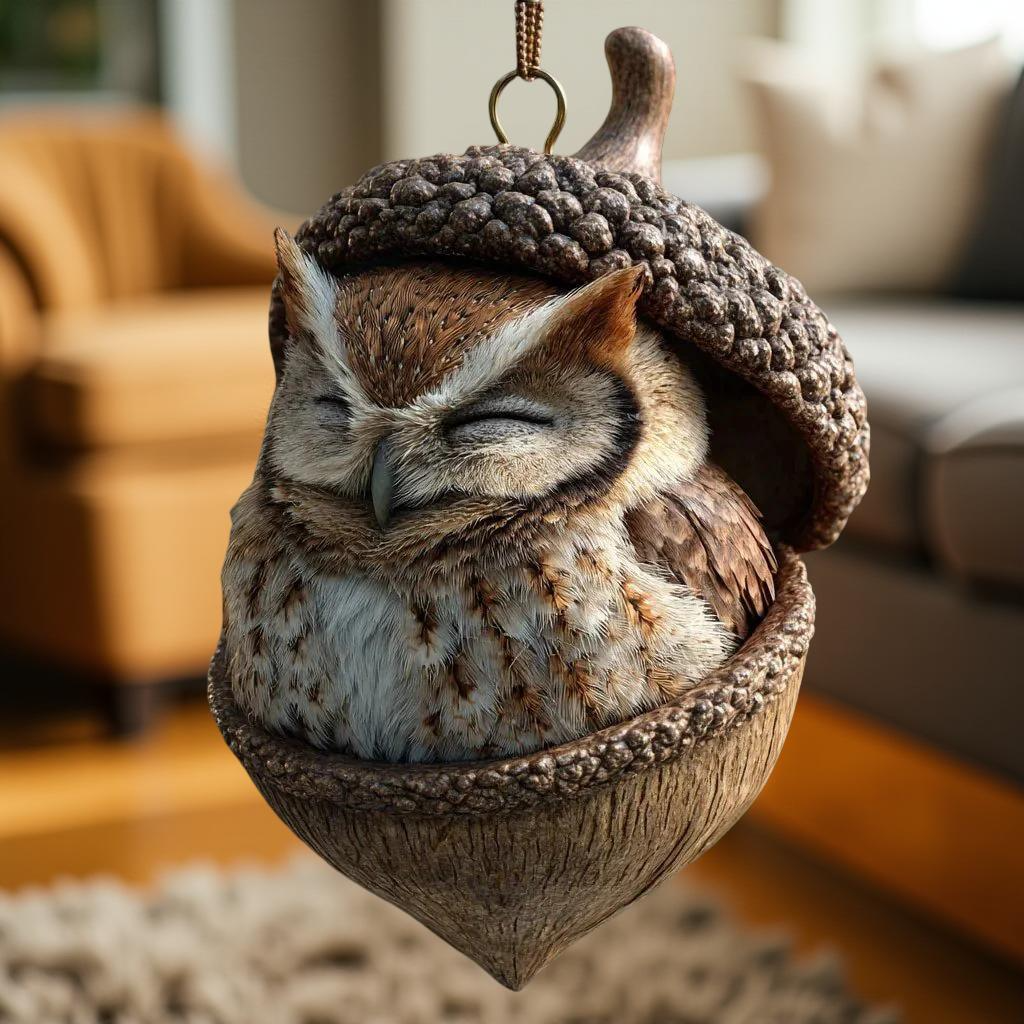 AcornBuddy Plush Woodland Acorn Character Toy, Soft Decorative Figure for Kids