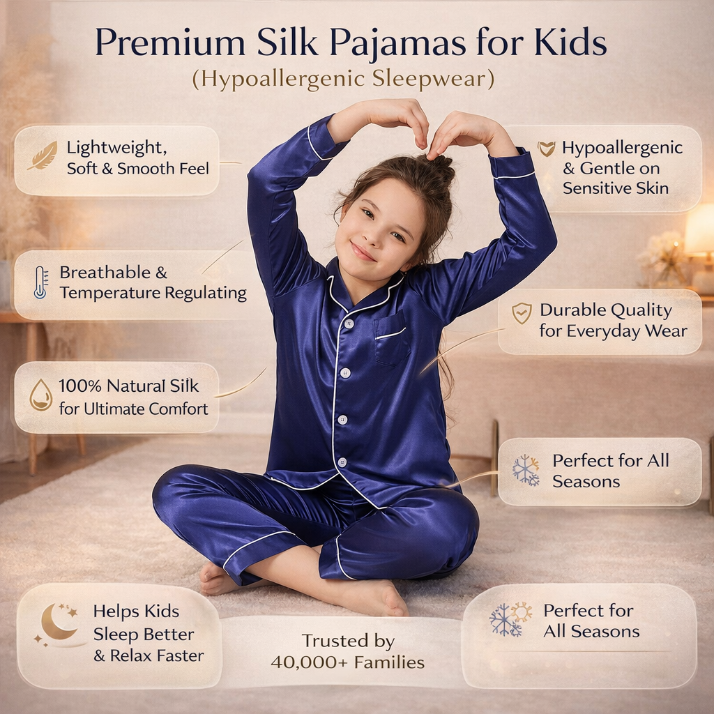 SleepSoft Premium Kids Pajamas, Hypoallergenic Comfortable Sleepwear Set