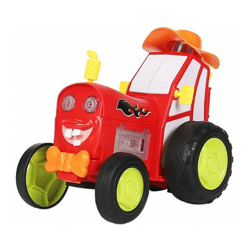 FlipZoom Pull Back Stunt Car Flip Jump Action Vehicle Toy for Kids