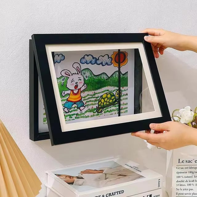 ArtBuddy Kids Artwork Display Frame for Storing and Showcasing Children’s Drawings