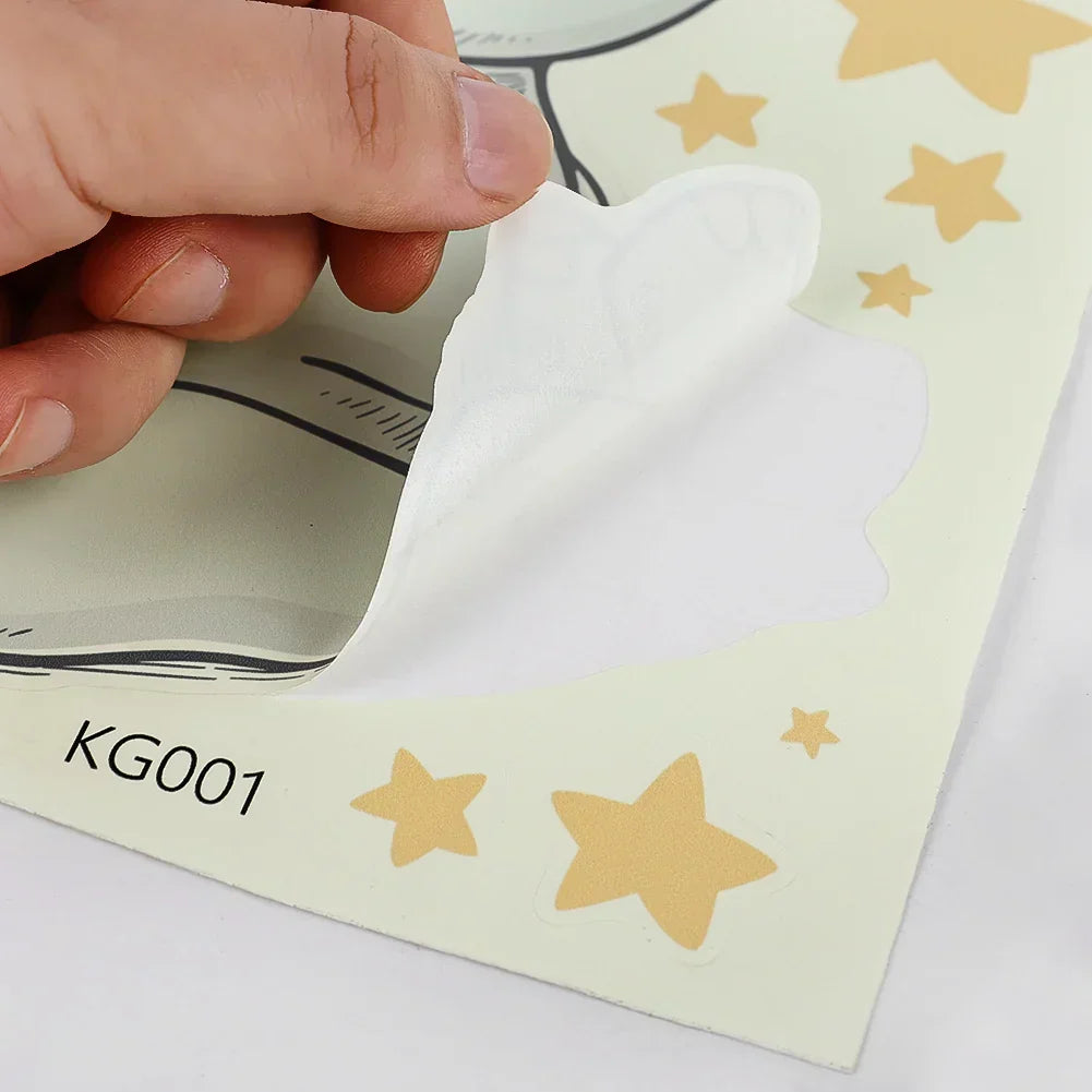 DreamGlow Glow-in-the-Dark Wall Stickers, Soothing Nighttime Room Décor for Kids