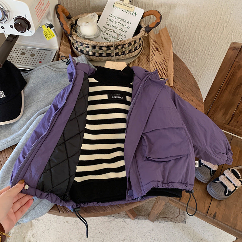 StormLite Hooded Windbreaker Jacket for Kids, Unisex Polyester (Ages 0–6)