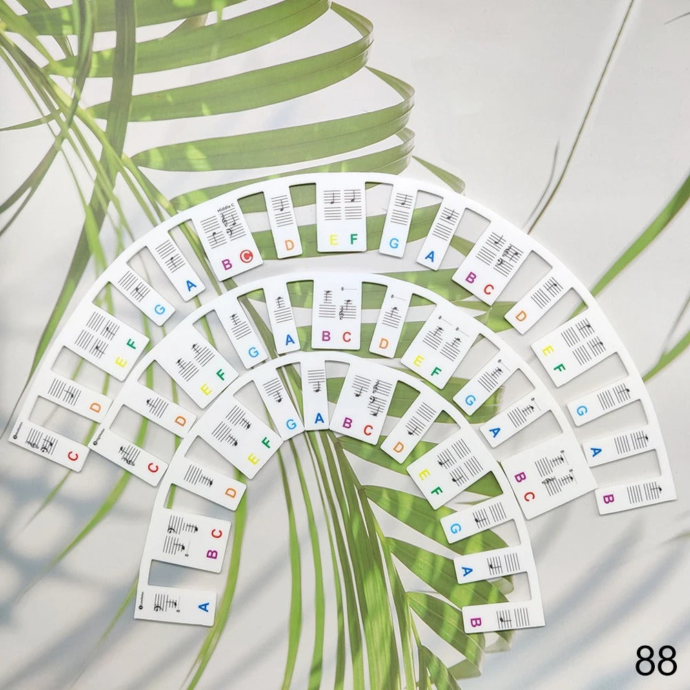 KeyGuide Kids Keyboard Sticker Labels, Colorful Letter & Symbol Learning Set