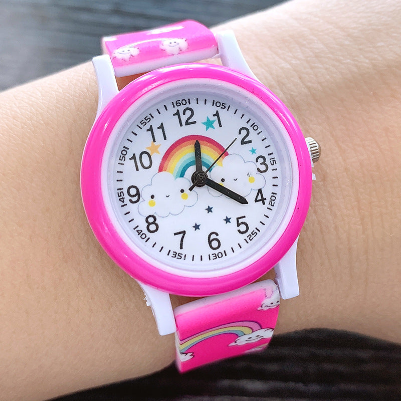 StarTime Rainbow Kids Watch – Colorful Learning Clock with Silicone Strap for Ages 3+