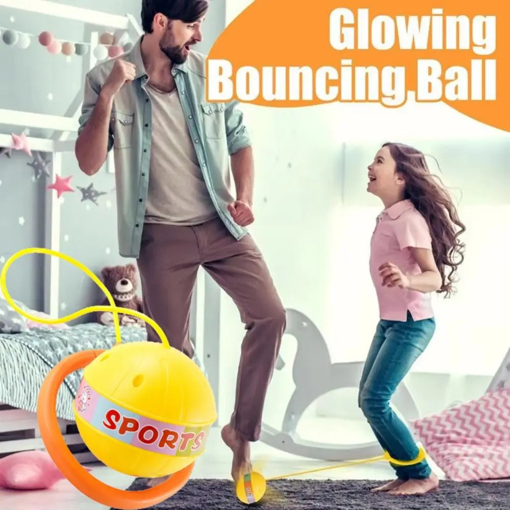 GlowBounce Light-Up Bouncing Ball Toy, Flashing LED Active Play for Kids & Family