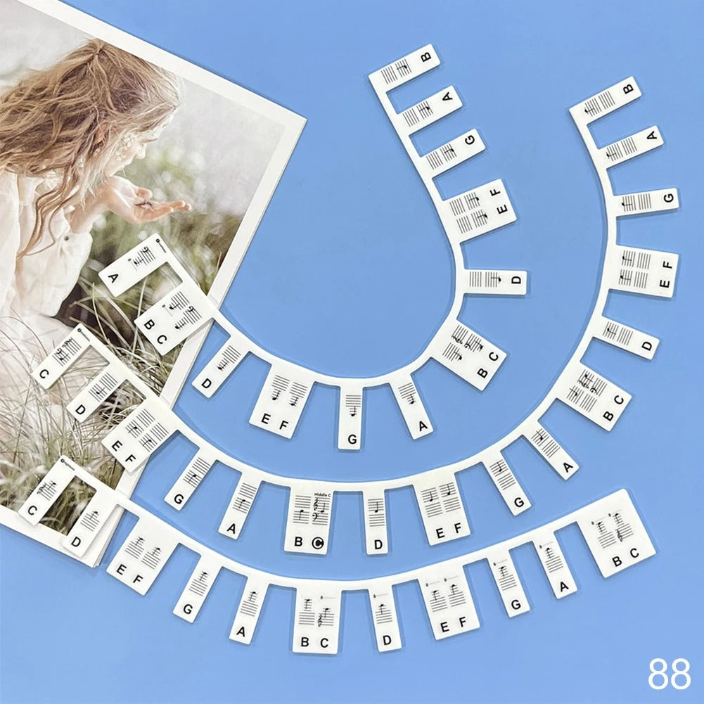 KeyGuide Kids Keyboard Sticker Labels, Colorful Letter & Symbol Learning Set