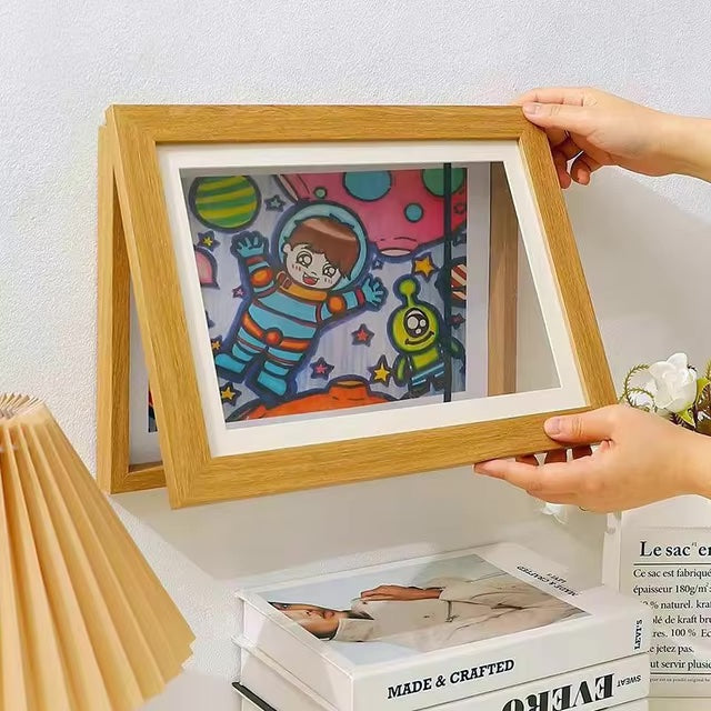 ArtBuddy Kids Artwork Display Frame for Storing and Showcasing Children’s Drawings
