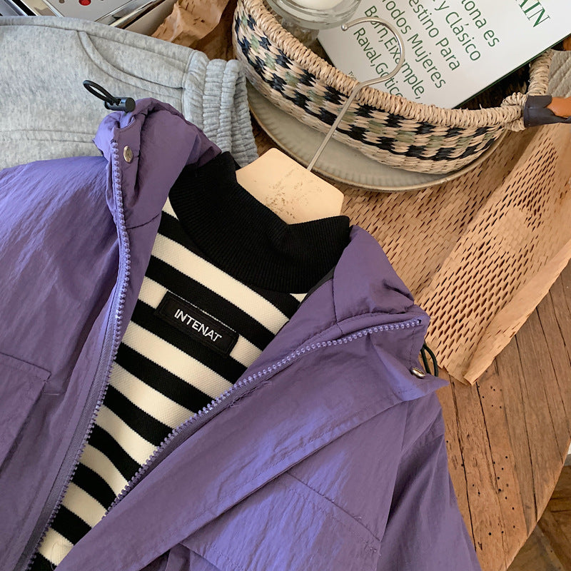 StormLite Hooded Windbreaker Jacket for Kids, Unisex Polyester (Ages 0–6)