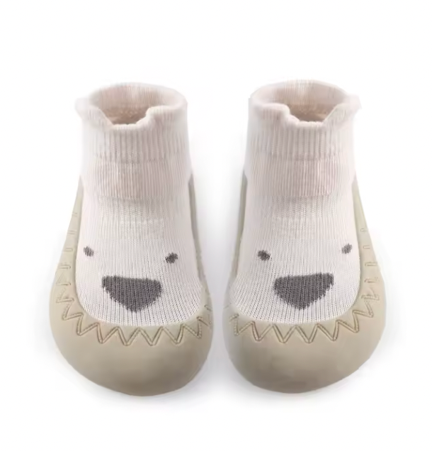 LittlePaws Baby Booties, Non-Slip Soft Sole Unisex First Shoes 0–3 Years