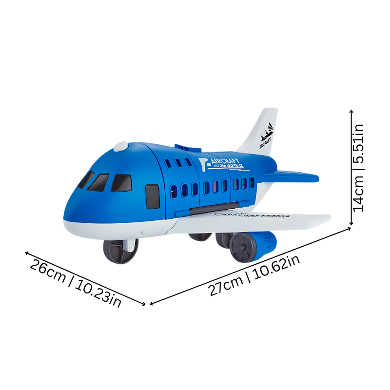 AeroPort Transforming Aircraft Playset with Cars and Storage for Kids