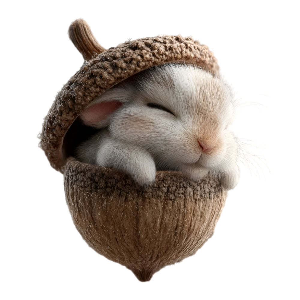 AcornBuddy Plush Woodland Acorn Character Toy, Soft Decorative Figure for Kids