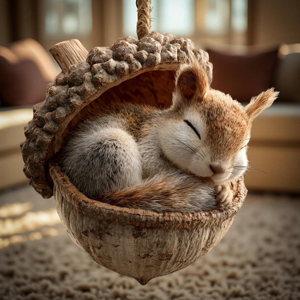 AcornBuddy Plush Woodland Acorn Character Toy, Soft Decorative Figure for Kids