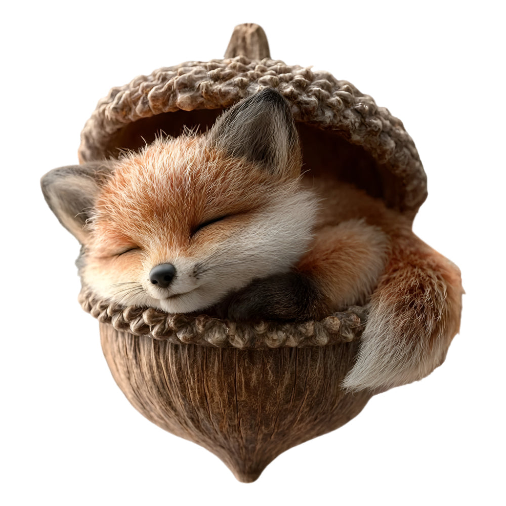 AcornBuddy Plush Woodland Acorn Character Toy, Soft Decorative Figure for Kids