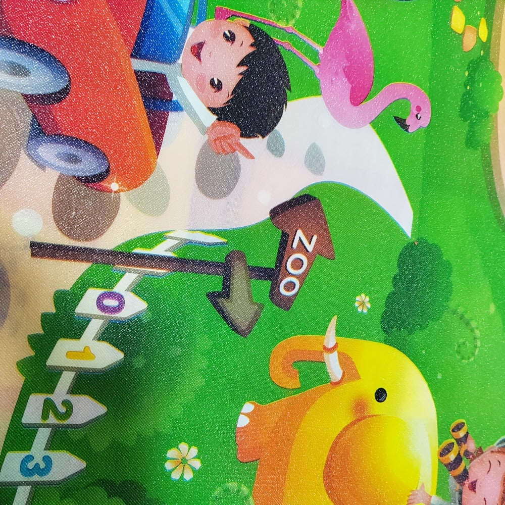 PlaySafe Double-Sided Foam Play Mat, Non-Slip Educational Baby Mat 180x120cm