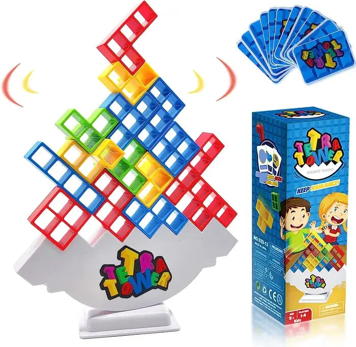 Color Balance Tower – Interactive Stacking & Skill Game for Kids