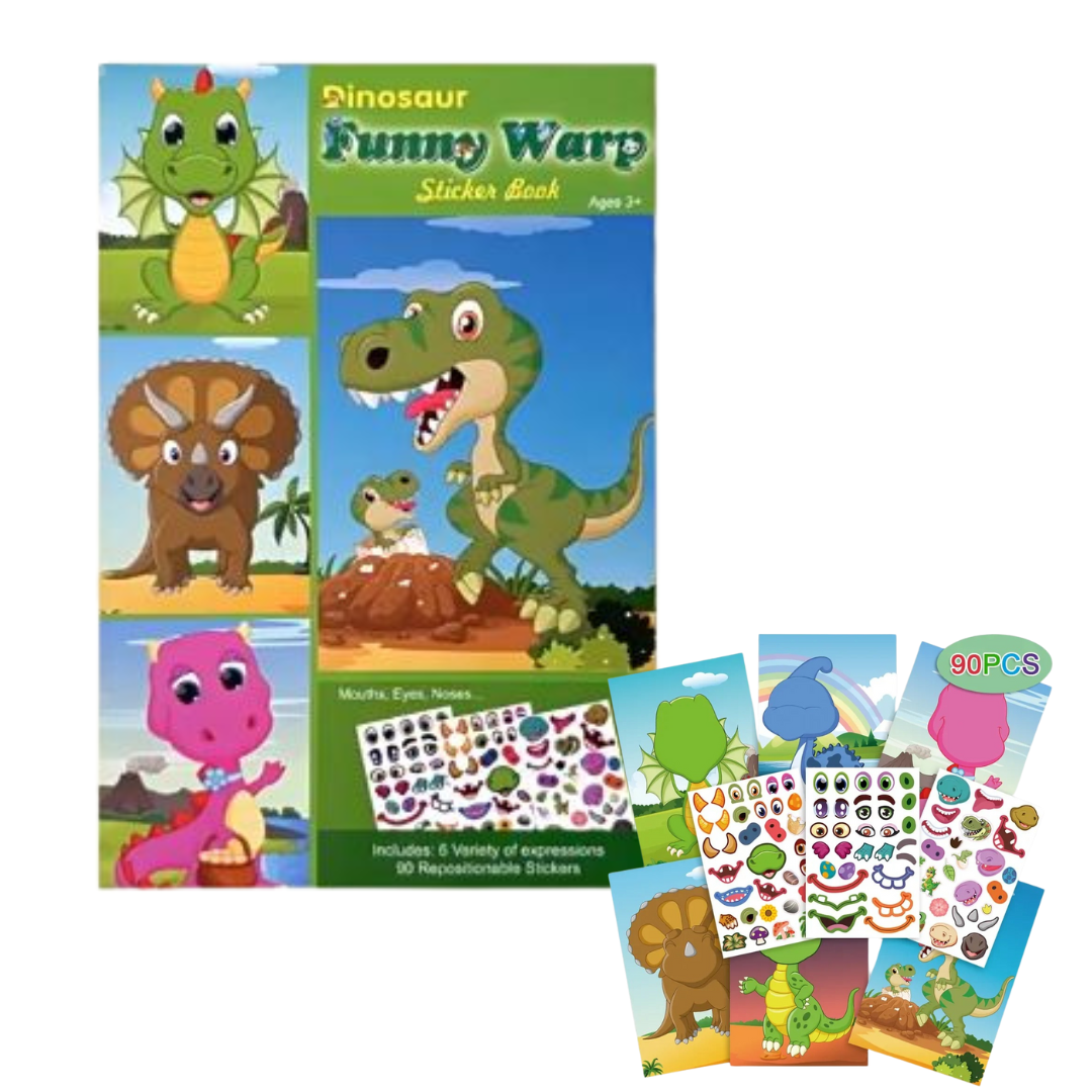 CreativeFun Kids Sticker Book, Reusable Activity & Craft Sticker Set