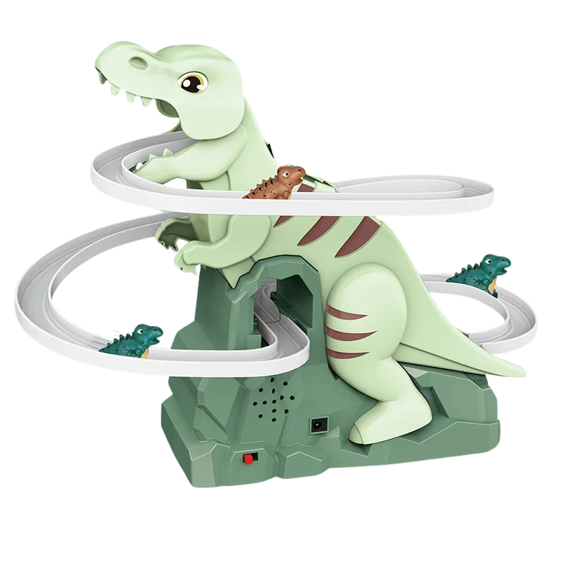 DinoDash Dinosaur Ramp Race Track Sliding Car Action Toy for Kids