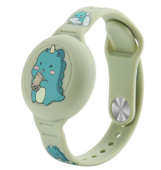 TrackMate Kids AirTag Bracelet – Secure Silicone GPS Tracking Wristband for Children
