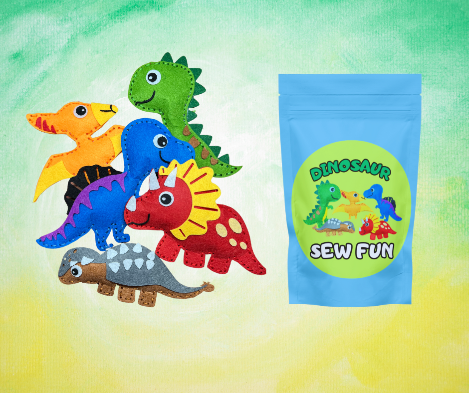 FeltFun Kids DIY Animal Sewing Kit for Creative Craft and Fine Motor Skills