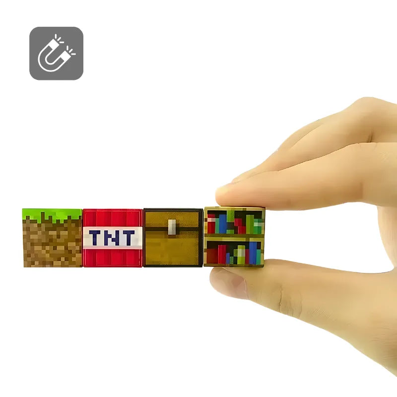 BlockCraft Magnetic Building Block Construction Toy Set for Kids STEM Play